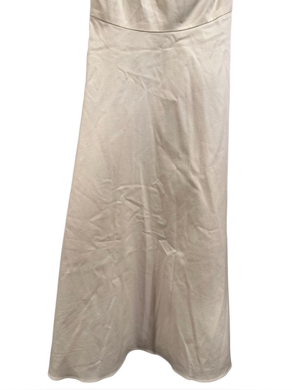 Kate Spade Twill One-Shoulder Midi Dress Ivory/Cream/Off White Sabrina Dress - Picture 9 of 16